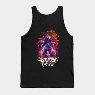 Summertime Slaughter - Orange Blood, Band: Set Fire to the Sky Tank Top